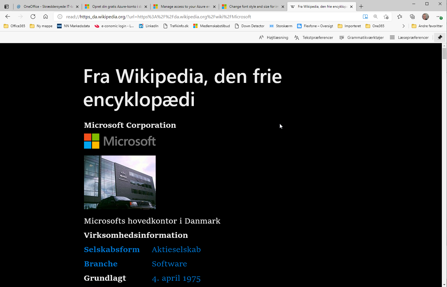 OneOffice: Microsoft Edge browseren 17