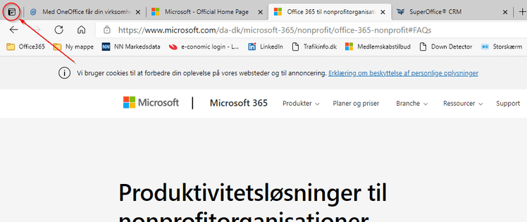 OneOffice: Microsoft Edge browseren 3